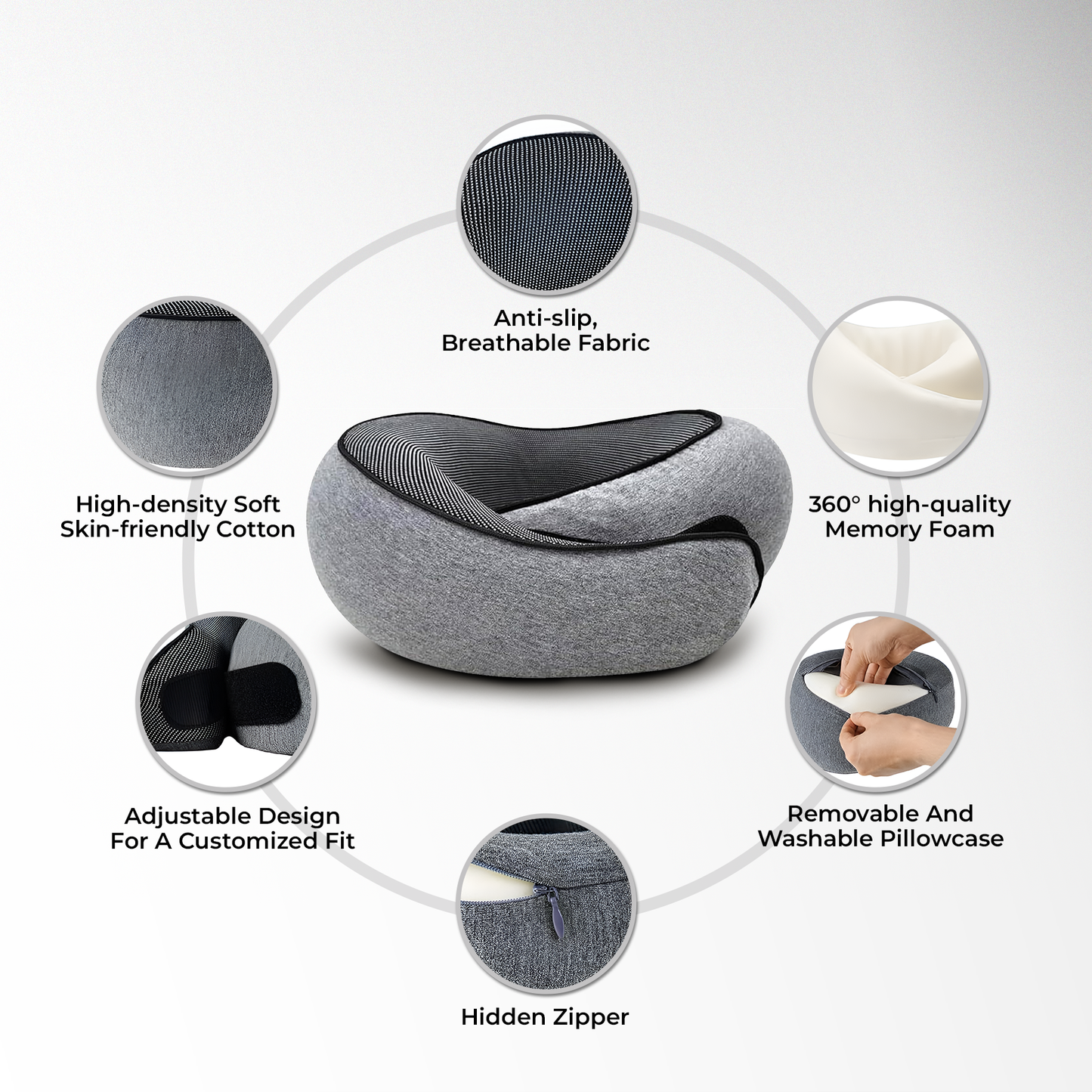 CushPal Travel Pillow